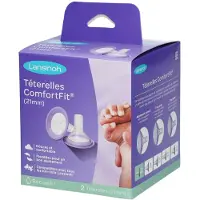 Lansinoh ComfortFit Borstschilden 21 mm 2 St Compressen