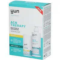 YUN ACN Repair Therapy Set - Deep Exfoliating Face Wash & Probiotic Repair Face Cream, acne-gevoelige huid 1 St Combinatieverpakking
