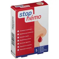 STOP HEMO Steriele Watten 5x4cm 5 St Watten