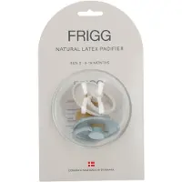 Frigg Fopspeen Rope 6-18mnd French Gray/Silver Gray 2st