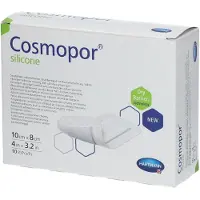 Hartmann Cosmopor Silicone 10 x 8 cm | 10 stuks