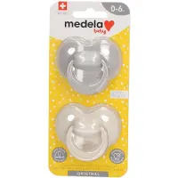 Medela Baby Original Fopspeen Pastel 0-6 Maand DUO 2 St Fopspeen