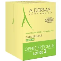 A-Derma Aderma Aderma Rhealba Haver Overvette Zeep 2x100 g Zeep