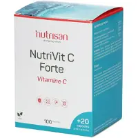 Nutrisan Nutrivit C Forte 100 + 20 Capsules Gratis x2 100+20 St Capsules