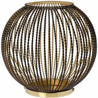 Riverdale Waxinelichthouder Ise 20cm - zwart