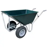 Kippers Rijssen Kruiwagen Stal kunststof bak 160L/2 m/kunststof bak