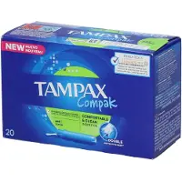 Tampax Compak Flux Moyens 20 St