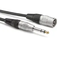 Sommer cable HBP-XM6S-0030 XLR-Jack Cable 300mm (Black) - Audio kabel
