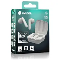 NGS ARTICA MOVE, Draadloos, 20 - 20000 Hz, Gesprekken/muziek, Koptelefoon met microfoon, Lichtblauw