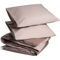 Yumeko Dekbedovertrek set Percal Katoen 200x220 Roze - Eco, Bio & Fairtrade
