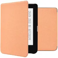 IMoshion Canvas Sleepcover Bookcase voor de Kobo Clara 2E / Tolino Shine 4 - Peach