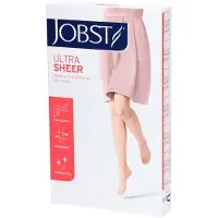Jobst Ultrasheer Kniekous Klasse 2 AD Petit Softfit Zwart Medium 1 St Kousen