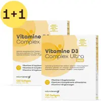 Natural Energy Vitamine D3 Complex Ultra | 3000 IU Vitamine D 2x120 St Capsules