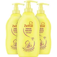 Zwitsal Baby Wascrème - Mild & Zacht - Met Pompje - 3x 400ml - Copy