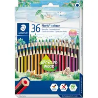 Staedtler Kleurpotlood Noris colour Zeshoek 185 CD36 Diverse kleuren 36 stuk(s)