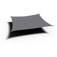 Platinum sun & shade Platinum Schaduwdoek vierkant grijs 400x400 - |
