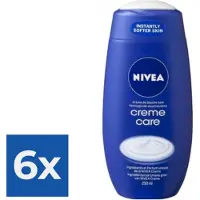 Nivea Douchegel - Creme Care 250 ml - Voordeelverpakking 6 stuks