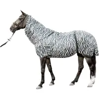 HKM Eczeem deken -Zebra- wit/zwart 185
