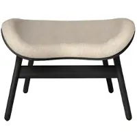 UMAGE A Conversation Stuk Ottoman Black Oak | White Sands