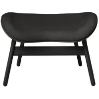 UMAGE A Conversation Piece Ottoman Black Oak | Shadow