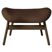 UMAGE A Conversation Stuk Ottoman Dark Oak | Teddy Brown