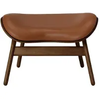 UMAGE A Conversation Stuk Ottoman Dark Oak | Cognac