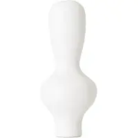 MUST Living Vase Bowling,52xØ22 cm, fiber cement white painted (Wit, 22x52x22cm)