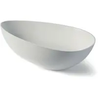 Luca Waskom sanitair tate 50x33x12,5 cm mineral stone glans wit