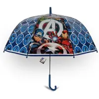 Merkloos Paraplu kinderparaplu Diameter 71 cm Stevige paraplu Blauw PVC 68cm*20cm*10cm