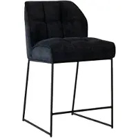 Bronx Scandinavische barkruk Jelle zwart 70 cm.