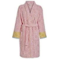 Pip studio Jacquard Check Badjas - Roze M