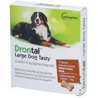 Drontal Large Dog Tasty Ontworming 2 St Tabletten