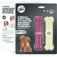Tasty Bone twinpack beef wellington / chicken cordon bleu 15x4x2,5 cm