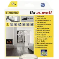 Fix-o-moll - Tochtband I-profiel - 9 Mm, 18m Wit 1 Stuk