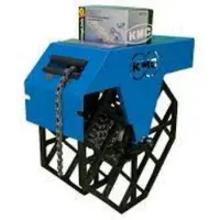 Kmc fietskettingrolhouder - blauw - 1 haspel - werkplaats