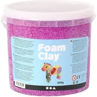 Foam Clay , 560 gr, neon paars