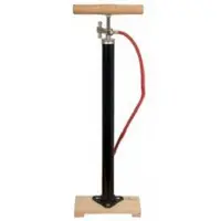 Falkx fietspomp op houten plank