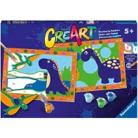 Ravensburger CreArt Land of the Dinosaurs - Schilderen op nummer voor kinderen