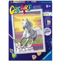Ravensburger CreArt Horse at Sunset - Schilderen op nummer voor kinderen