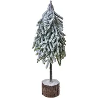 Clayre & Eef Kerstdecoratie Kerstboom 17x14x44 cm Groen Kunststof Groen