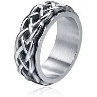 Mendes Ring voor Mannen - Celtic Band Silver-21.5mm