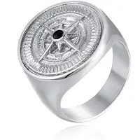 Mendes Ring voor Mannen van Jewelry - Compas Silver-20mm