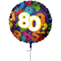 Haza Folieballon ’’80’’ (45cm) - verjaardag - geschikt voor helium