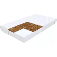 FDM CARINI MAX Matras 120x200 cm - Hoogte 16 cm H3 en H4 - Koudschuim Matrassen - Dubbelzijdig - 7 zones - Öko-Tex