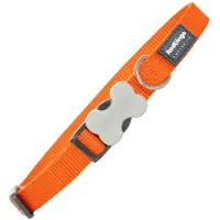 Red Dingo Hondenhalsband Red Dingo Soepel Oranje (2,5 x 41-63 cm)