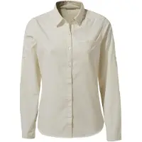 Craghoppers - Women's Kiwi II L/S Shirt - Blouse 48, beige/grijs