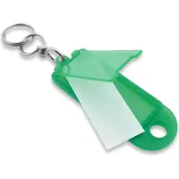 Combicraft Openklapbare sleutellabels groen - 100 stuks