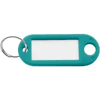 Combicraft Sleutellabels Turquoise - 100 stuks