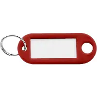 Combicraft Sleutellabels Donkerrood - 100 stuks