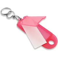 Combicraft Openklapbare sleutellabels lichtrood 60x22mm - 100 stuks